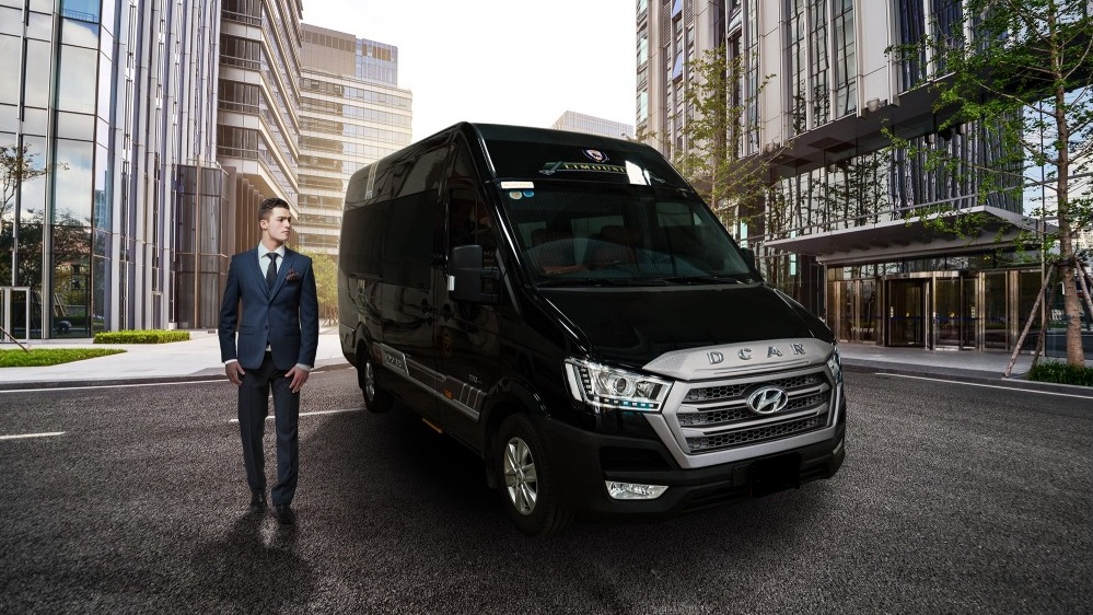 Corporate Car Service Saigon DCAR Limousine VIP Dcar limousine for comfortable group travel in Saigon.
