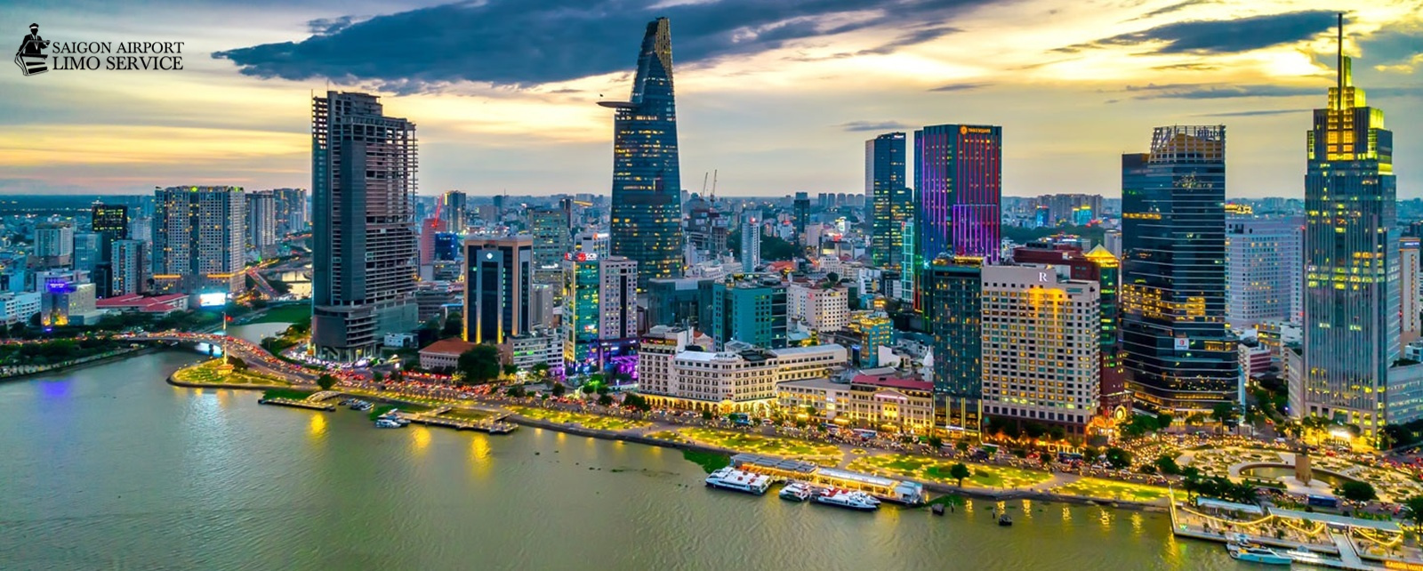 Business locations in Ho Chi Minh City, Hanoi, and Phu Quoc, highlighting Saigon Airport Limo's offices and service coverage in Vietnam.
